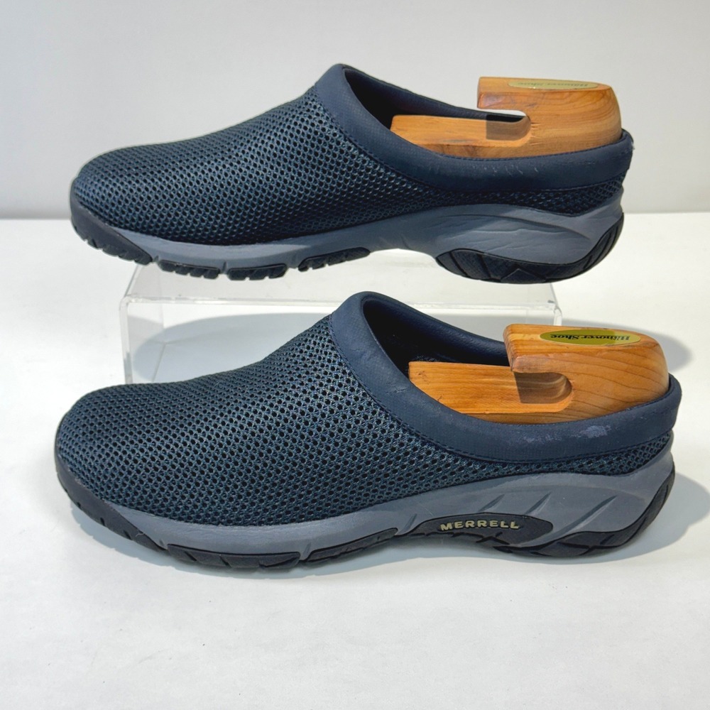 Merrell Encore Breeze 3 Womens 9.5 Navy Blue Mesh Slip On Clogs Mules J48248